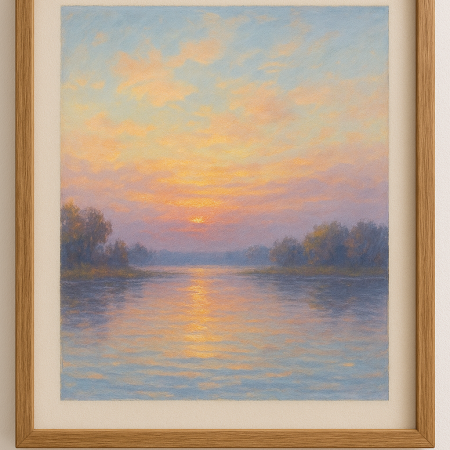 Amanecer en tonos pastel
