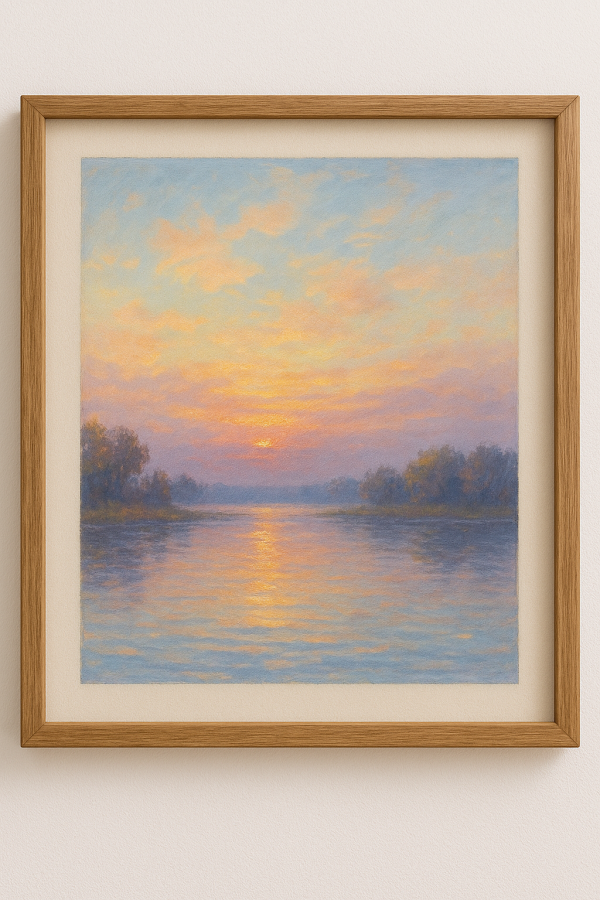 Amanecer en tonos pastel