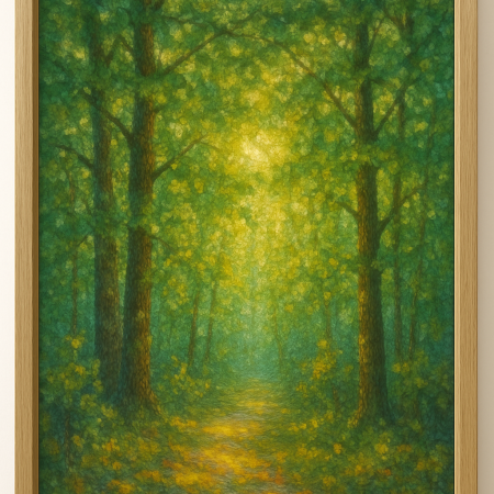 Luz entre hojas