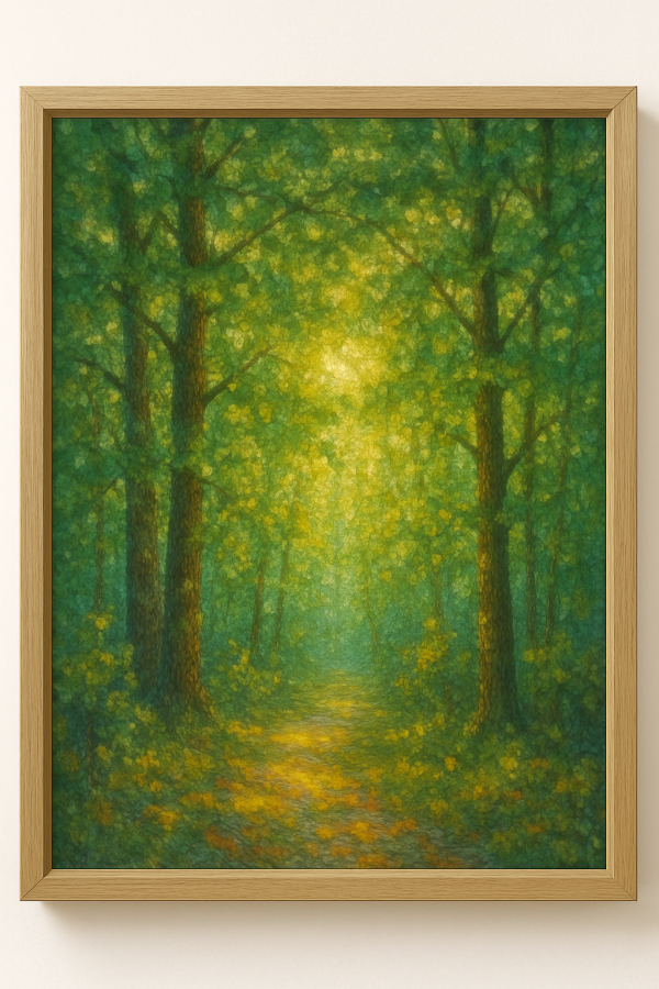 Luz entre hojas